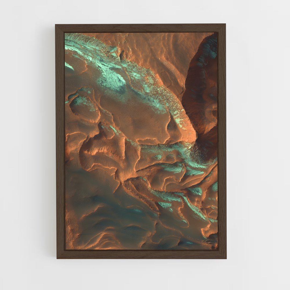 Poster fascinant surface de Mars – affiche Système solaire (vue 5)